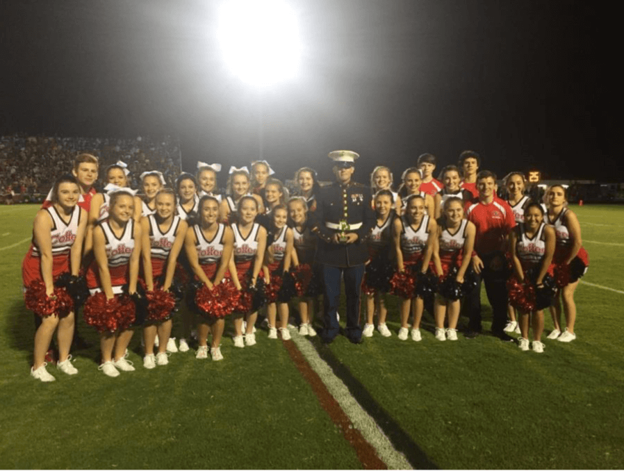 Tullahoma vs Coffee County Cheerleading Team