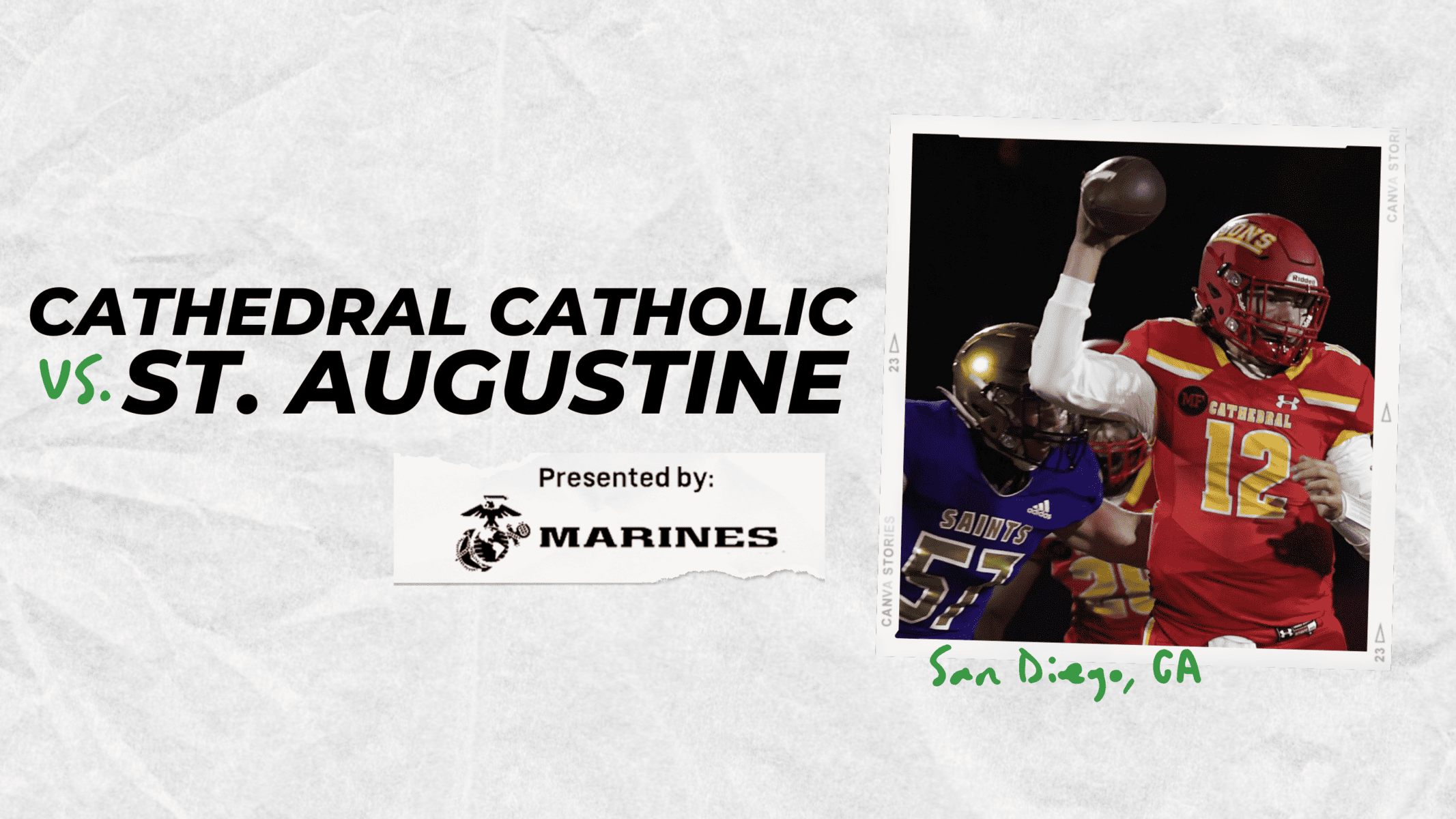 CATHEDRAL CATHOLIC VS. ST. AUGUSTINE