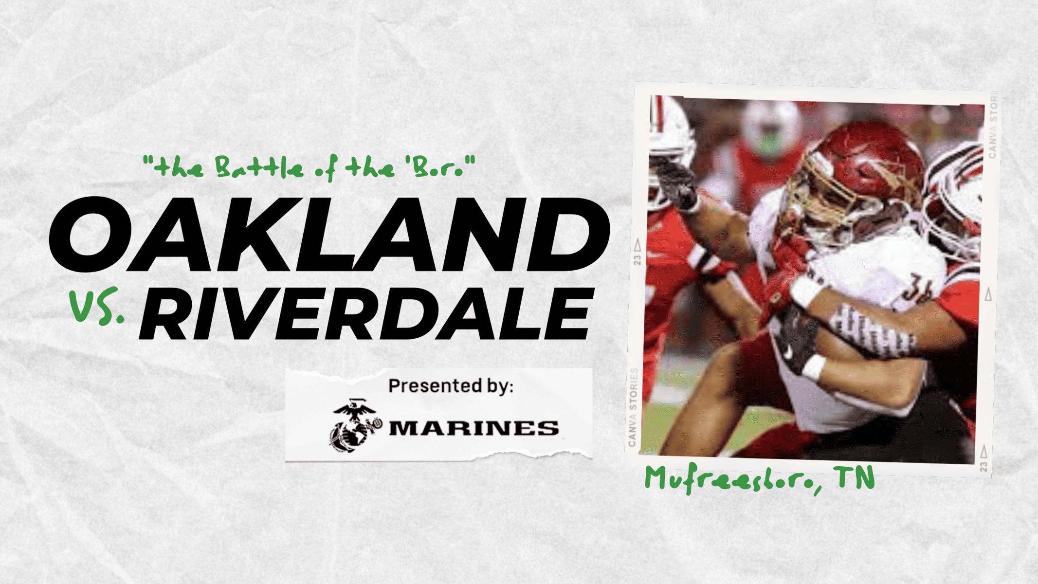 OAKLAND VS. RIVERDALE