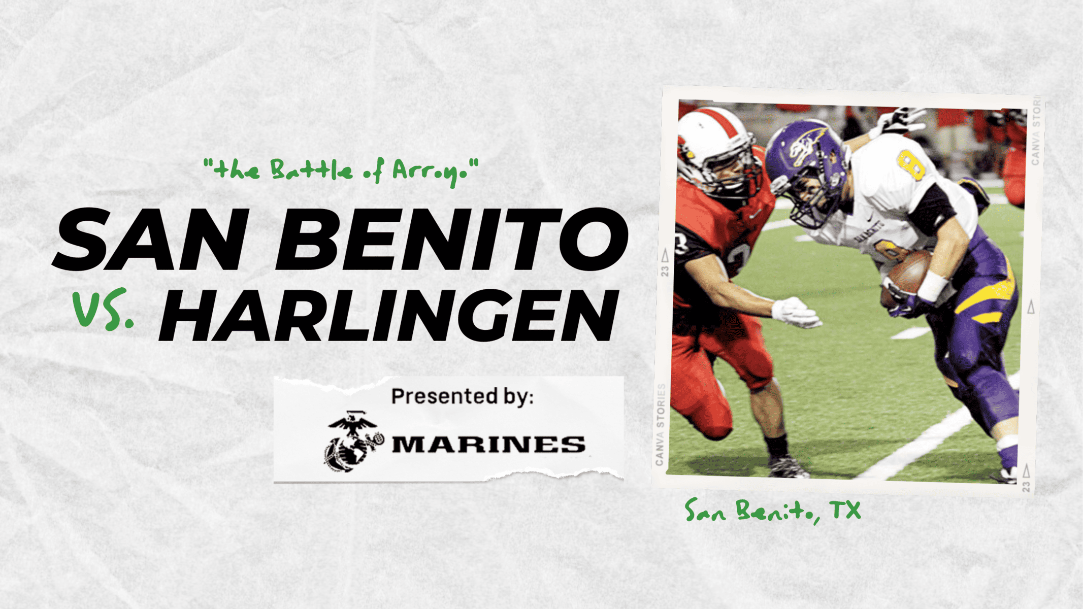 SAN BENITO VS. HARLINGEN