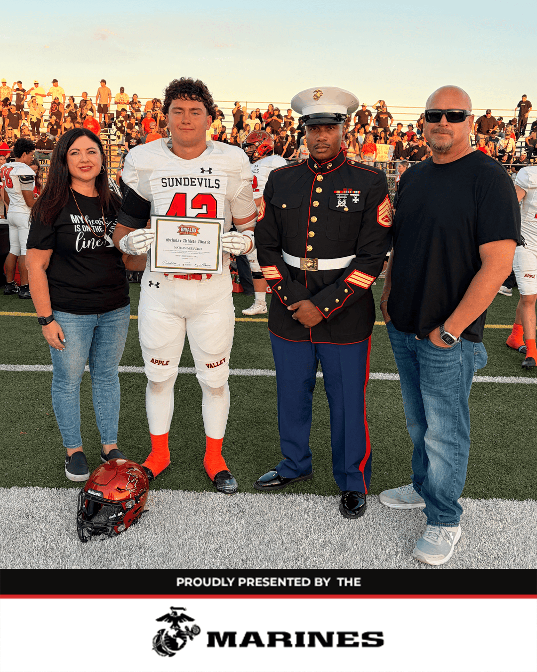 Nathan Mulford, Apple Valley Scholar Athlete