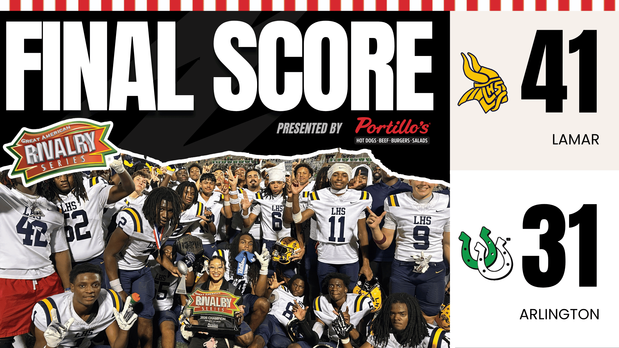 Week 6 – Arlington vs Lamar FINAL SCORE WEB