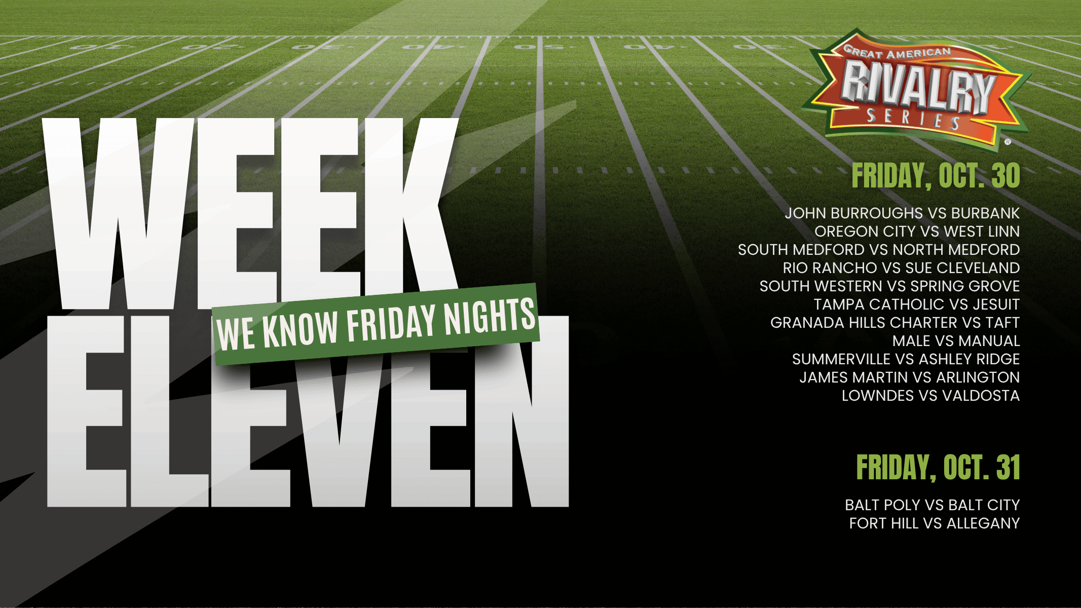 2026 Week 11 Preview Graphic