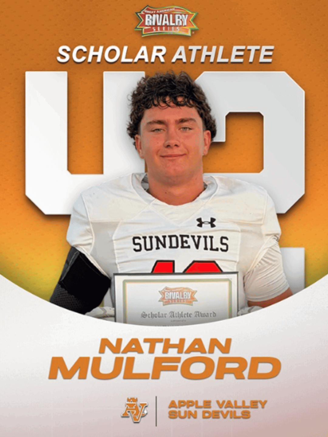 Quinn Barhorst Scholar Athlete